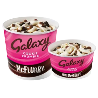 Galaxy Cookie Crumble McFlurry